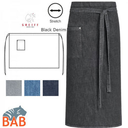 Greiff 4412 Latzschürze denim Stretch