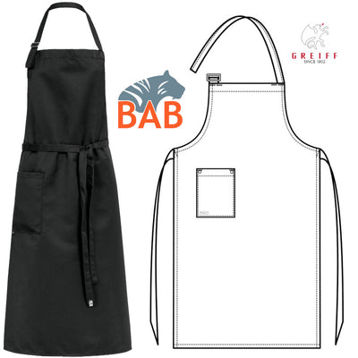 Greiff 4412 Latzschürze mit Tasche 77 x 100 cm