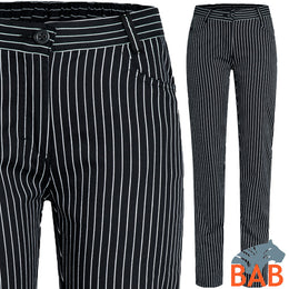 Greiff Cuisine 5319 Damenhose gestreift, Regular Fit