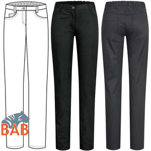 Greiff  Cuisine 5319 Damenhose schwarz, Regular Fit