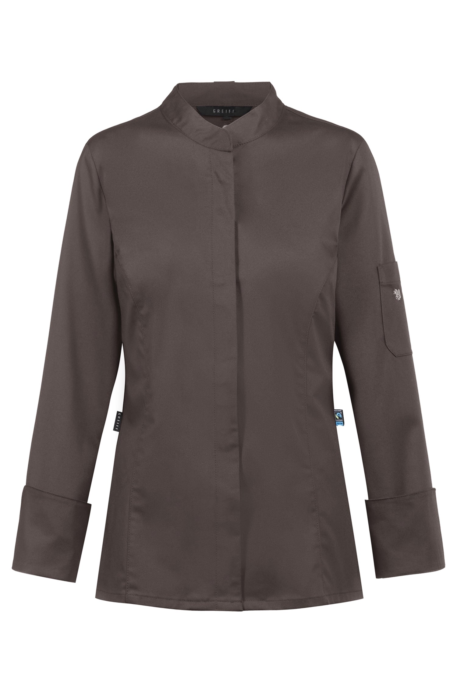 Greiff Cuisine 54001 Damenkochjacke, Regular Fit , taupe