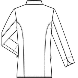 Greiff Cuisine 5407 Stretch Damen Kochjacke, Regular Fit, weiss