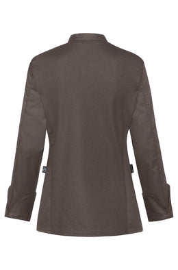 Greiff Cuisine 5422 Premium Kochjacke Damen Regular Fit, schwarz, taupe