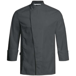 Greiff 5544 Premium Kochjacke mit Satinstreifen