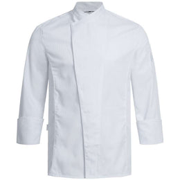 Greiff 5544 Premium Kochjacke mit Satinstreifen