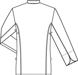 Greiff 5544 Premium Kochjacke mit Satinstreifen