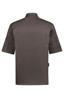 Greiff Cuisine 5562 Kochjacke halbarm, schwarz, grau, taupe, weiß