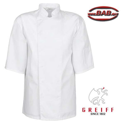 Greiff Cuisine 5562 Kochjacke halbarm, weiß Regular Fit