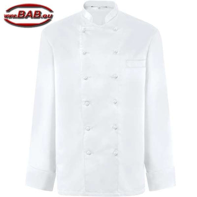 Greiff Cuisine 5566 Kochjacke Baumwolle weiss, Regular Fit