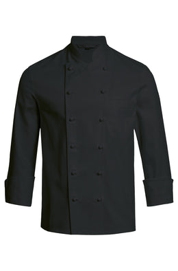 Greiff Cuisine 5566 Kochjacken Mischgewebe schwarz, Regular Fit