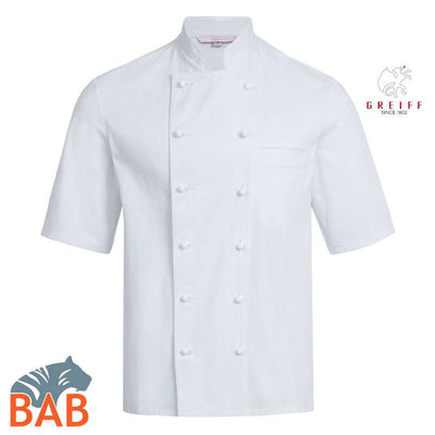 Greiff 5567 Cuisine Kochjacke 100%Baumwolle weiß
