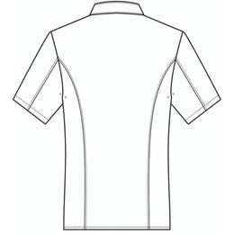 Greiff 5567 Cuisine Kochjacke halbarm schwarz, Regular Fit