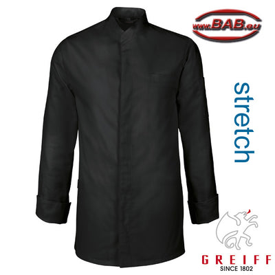Greiff Cuisine Premium 5569 Kochjacke  Regular Fit,  schwarz