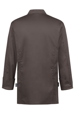 Greiff Cuisine Premium 5569 Stretch-Kochjacke  Regular Fit, schwarz, taupe