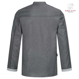 Greiff Denimstyle 55721 Kochjacke Regular Fit im Bikerstyle
