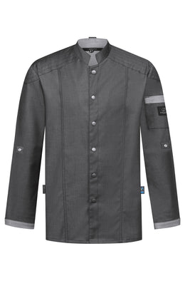 Greiff Denimstyle 55721 Kochjacke Regular Fit im Bikerstyle