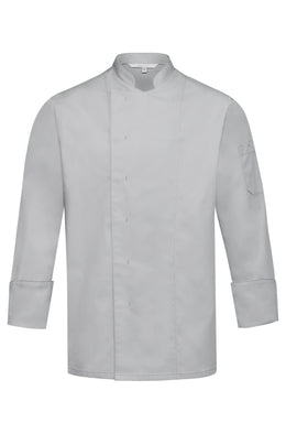 Greiff Cuisine 5580 Kochjacke, schwarz, lichtgrau, taupe, weiß
