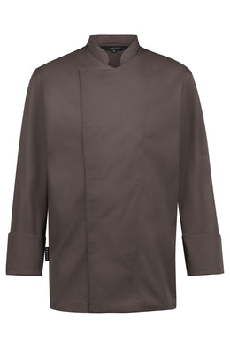 Greiff Cuisine 5580 Kochjacke, schwarz, lichtgrau, taupe, weiß