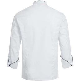 Greiff Cuisine 5581 Kochjacke weiss mit schwarzer Paspel
