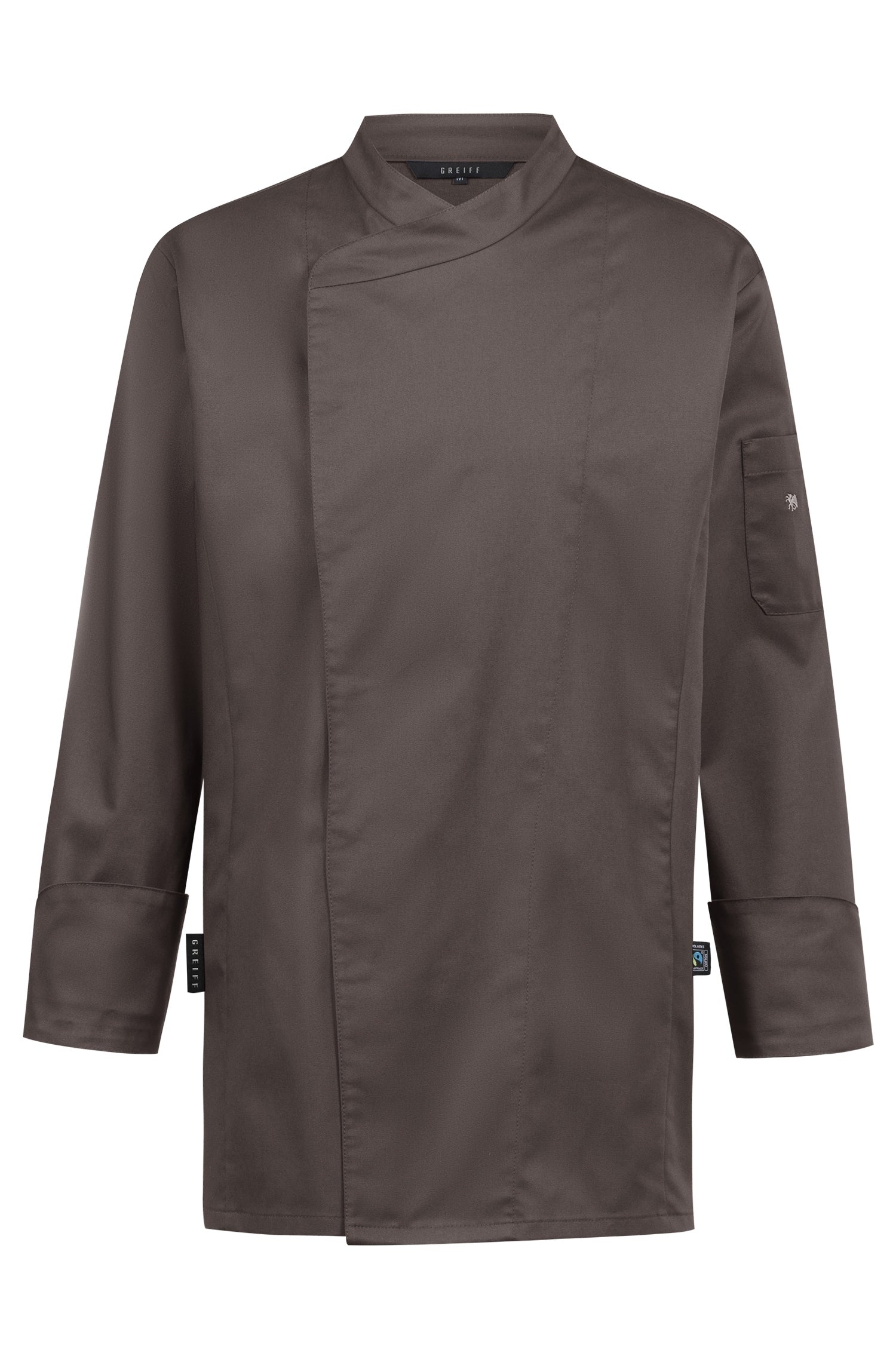Greiff Cuisine 5598 Herren-Kochjacke, Regular Fit , taupe