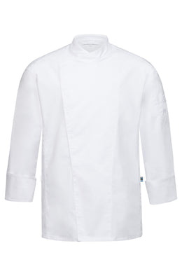 Greiff Cuisine 5598 Premium Herren-Kochjacke, Regular Fit ,weiß