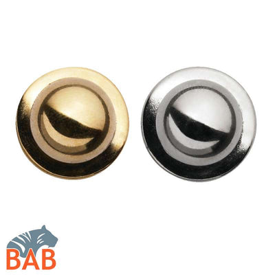 Greif 5900 - Kugelknöpfe, gold, silber 12-er Pack