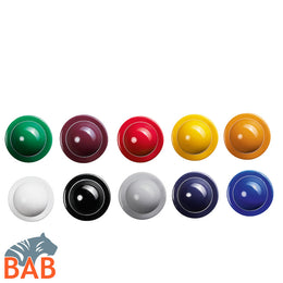Greif 5900- Kugelknöpfe, farbig, uni, 12er Pack