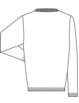 Greiff  6040 Herren-Pullover mit V-Ausschnitt Regular Fit Strick