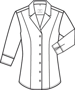 Greiff Basic 6506 Damenbluse mit 3/4 Arm, Regular Fit
