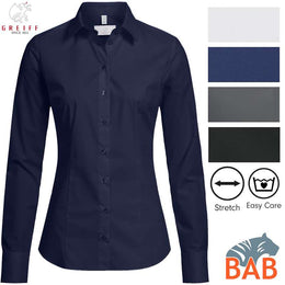 Greiff Basic 6510 Damenbluse Slim Fit