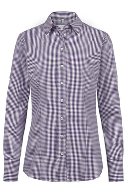 Greiff Basic 65213 Damenbluse langarm Regular Fit- vichy Karo