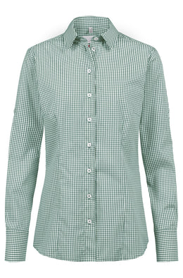 Greiff Basic 65213 Damenbluse langarm Regular Fit- vichy Karo