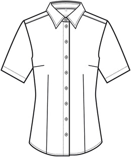 Greiff Leasing 65510 Damenbluse kurzarm Regular Fit