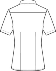 Greiff Leasing 65550 Damen Bluse Slim Fit-kurzarm, weiß