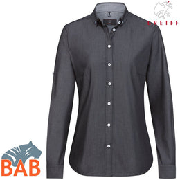Greiff Denim 65583 Damen Bluse langarm Regular Fit