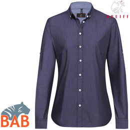 Greiff Denim 65583 Damen Bluse langarm Regular Fit