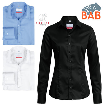 Greiff  Premium 6560  Damen-Bluse Slim Fit