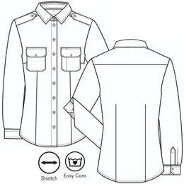 Greiff Basic  6570 Damen Pilotbluse  Regular Fit