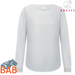 Greiff 6573 Damen-Chiffon Bluse langarm Regular Fit