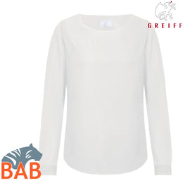 Greiff 6573 Damen-Chiffon Bluse langarm Regular Fit