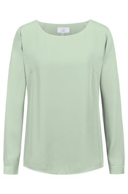Greiff 6573 Damen-Chiffon Bluse langarm Regular Fit