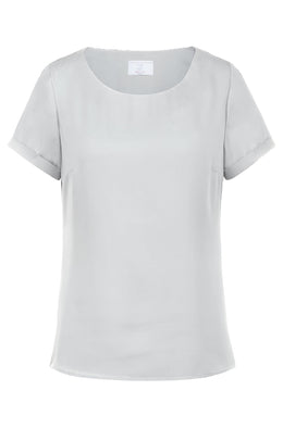Greiff 6577 Damen-Chiffon Bluse kurzarm Regular Fit