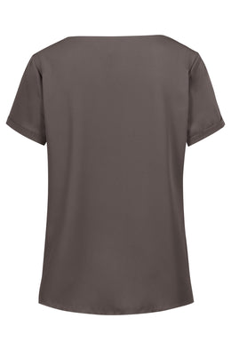 Greiff 6577 Damen-Chiffon Bluse kurzarm Regular Fit