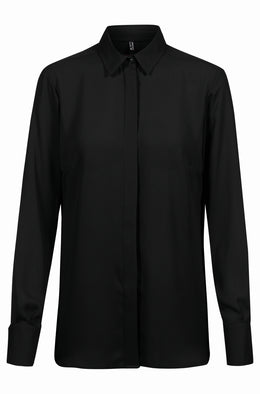Greiff 6580 Damen-Chiffon Bluse langarm Regular Fit