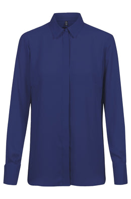 Greiff 6580 Damen-Chiffon Bluse langarm Regular Fit