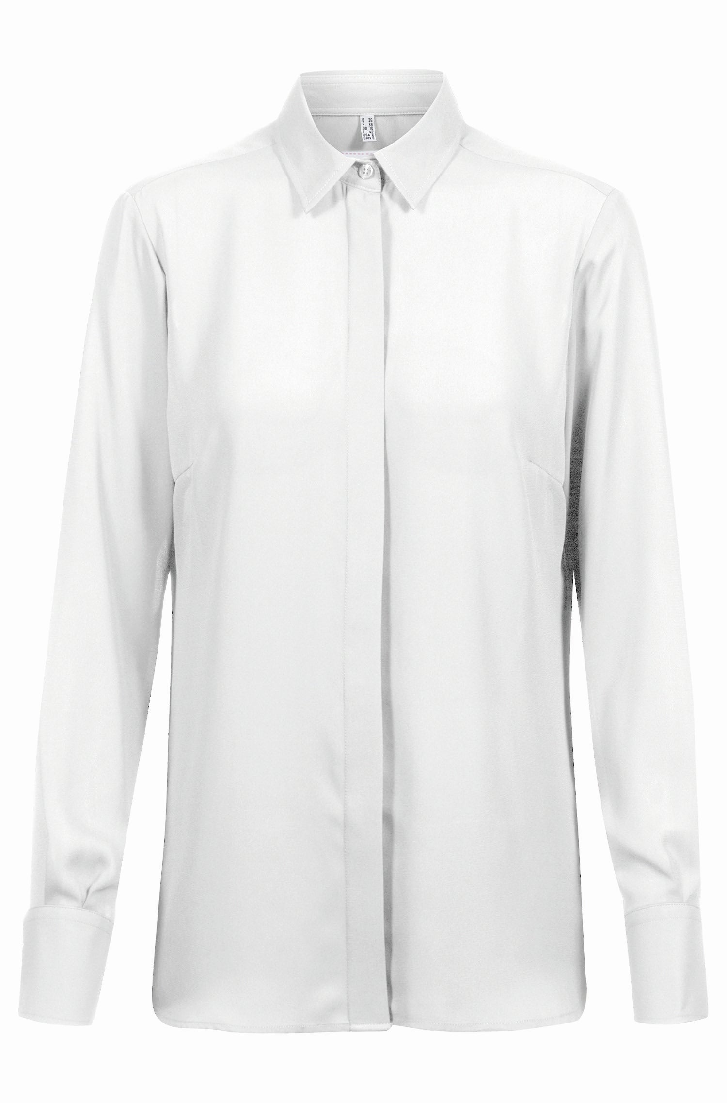 Greiff 6580 Damen-Chiffon Bluse langarm Regular Fit