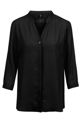 Greiff 6586 Damen-Chiffon Bluse 3/4 Arm Regular Fit
