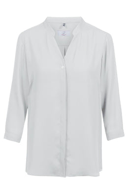 Greiff 6586 Damen-Chiffon Bluse 3/4 Arm Regular Fit