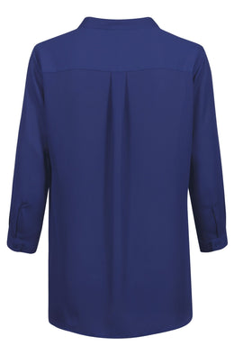 Greiff 6586 Damen-Chiffon Bluse 3/4 Arm Regular Fit