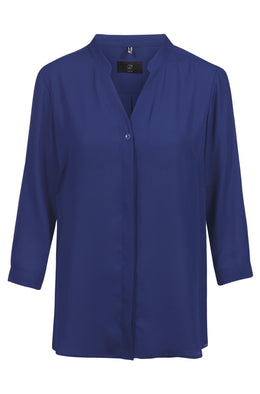 Greiff 6586 Damen-Chiffon Bluse 3/4 Arm Regular Fit